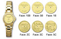 Medallion Watch-Womens Bracelet